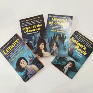 Vintage Gothic Romance Paperback Book Set